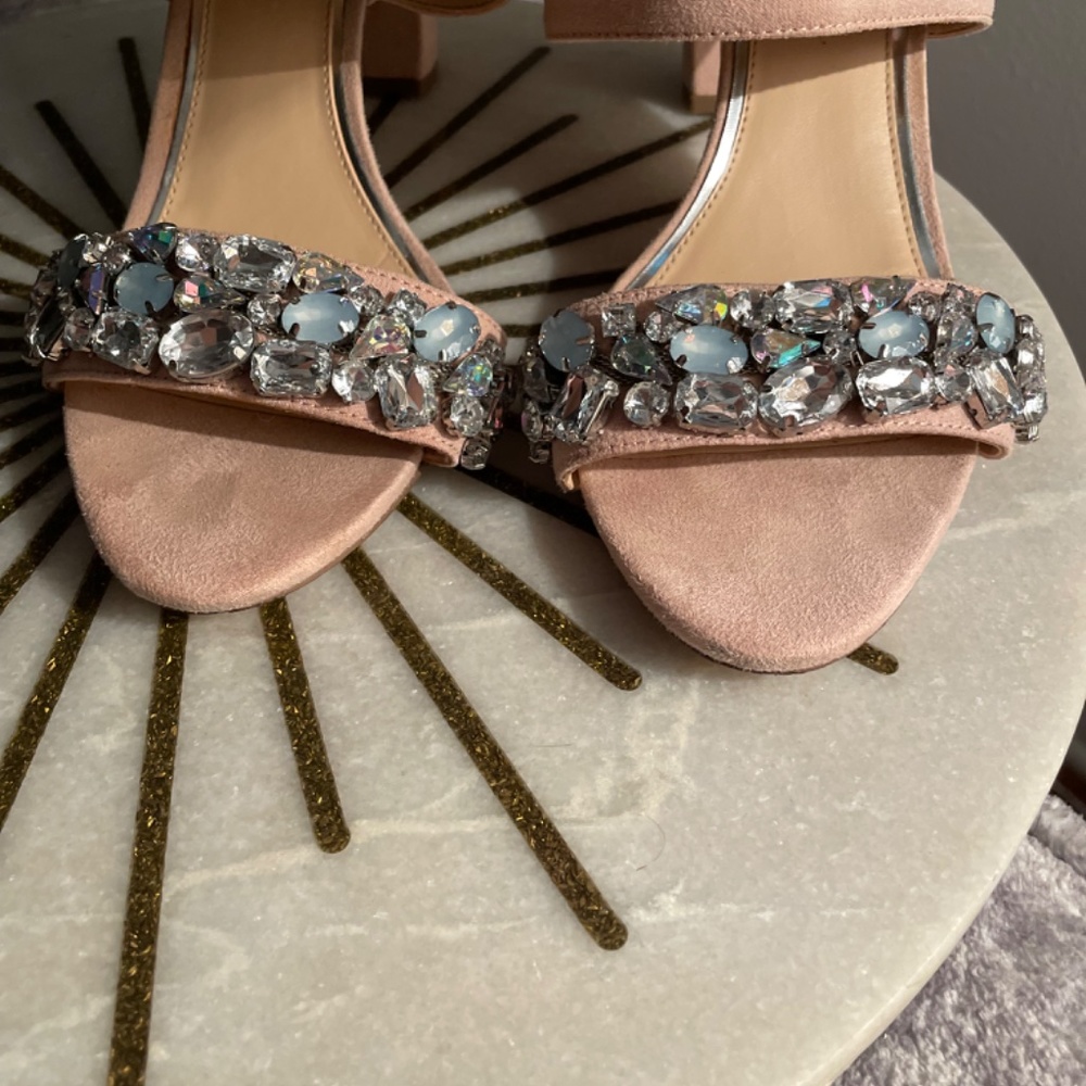 Jeweled heeled sandal - Picture 2 of 4